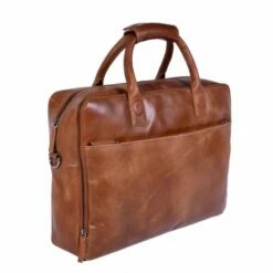 DSTRCT Fletcher Street Business Laptoptas 17'' Cognac -NL Rugzak Verkoopwinkel 016420 30 3