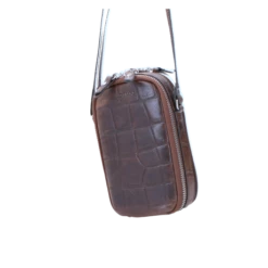 LouLou Essentiels Vintage Croco Mobilebag Cacao 12 LouLou Essentiels Vintage Croco Mobilebag Cacao -NL Rugzak Verkoopwinkel 01mobilebag4s.029 029 2