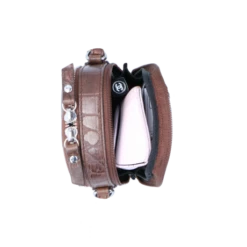 LouLou Essentiels Vintage Croco Mobilebag Cacao 14 LouLou Essentiels Vintage Croco Mobilebag Cacao -NL Rugzak Verkoopwinkel 01mobilebag4s.029 029 6