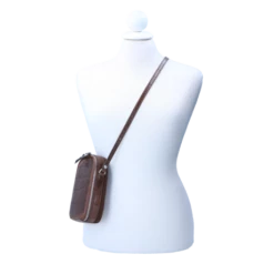 LouLou Essentiels Vintage Croco Mobilebag Cacao 15 LouLou Essentiels Vintage Croco Mobilebag Cacao -NL Rugzak Verkoopwinkel 01mobilebag4s.029 029 7