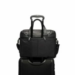 Tumi Alpha Expandable Organizer Laptop 15" Brief Leather Black -NL Rugzak Verkoopwinkel 02603110d3 6