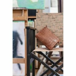 LouLou Essentiels Vintage Croco Silver Crossbody Black -NL Rugzak Verkoopwinkel 03crossbodyxs004s 023 8720143393891 loulou essentiels 5 1 2