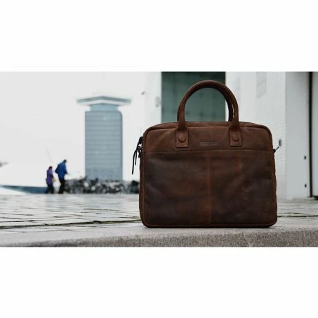 DSTRCT Wall Street Business Laptoptas 15.4'' Cognac 7 DSTRCT Wall Street Business Laptoptas 15.4'' Cognac - Afbeelding 5
