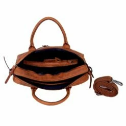 DSTRCT Wall Street Business Laptoptas 15.4'' Double Cognac -NL Rugzak Verkoopwinkel 076120 30 4