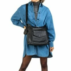 Burkely Just Jackie Crossover Hobo Black -NL Rugzak Verkoopwinkel 1000028.84.10 5