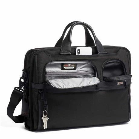 Tumi Alpha Compact Large Laptop Brief 17" Black 6 Tumi Alpha Compact Large Laptop Brief 17" Black - Afbeelding 4