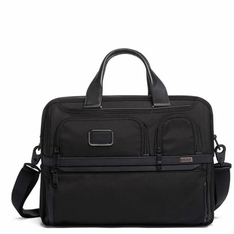 Tumi Alpha Expandable Organizer Laptop 15" Brief Black 3 Tumi Alpha Expandable Organizer Laptop 15" Brief Black