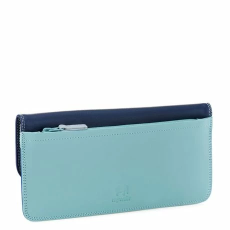 Mywalit Simple Flapover Purse/Wallet Portemonnee Denim 4 Mywalit Simple Flapover Purse/Wallet Portemonnee Denim - Afbeelding 2