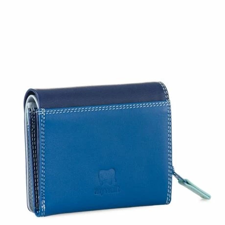 Mywalit Flap Coin Purse Portemonnee Denim 4 Mywalit Flap Coin Purse Portemonnee Denim - Afbeelding 2