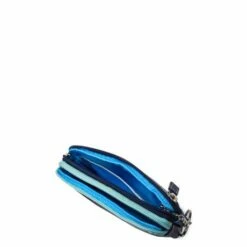 Mywalit Small Leather Double Zip Purse Portemonnee Denim 7 Mywalit Small Leather Double Zip Purse Portemonnee Denim -NL Rugzak Verkoopwinkel 1265 130 3