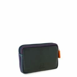 Mywalit Small Leather Double Zip Purse Portemonnee Black/ Pace -NL Rugzak Verkoopwinkel 1265 4 2jycgoquewuigt