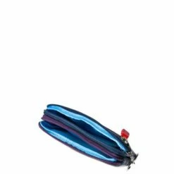 Mywalit Small Leather Double Zip Purse Portemonnee Black/ Pace -NL Rugzak Verkoopwinkel 1265 4 3wdga5m4af5mjk