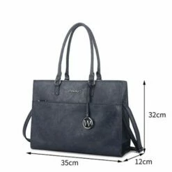 Wimona Franca Schoudertas Laptop 13.3" Dark Blue 9 Wimona Franca Schoudertas Laptop 13.3" Dark Blue -NL Rugzak Verkoopwinkel 1290 kleur donkerblauw formaat