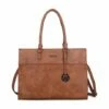 Wimona Franca Schoudertas Laptop 13.3" Cognac 1 Wimona Franca Schoudertas Laptop 13.3" Cognac -NL Rugzak Verkoopwinkel 1290 kleur cognac voorkant