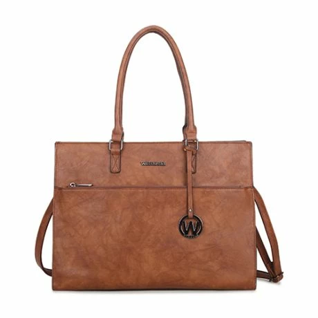 Wimona Franca Schoudertas Laptop 13.3" Cognac 3 Wimona Franca Schoudertas Laptop 13.3" Cognac