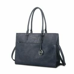 Wimona Franca Schoudertas Laptop 13.3" Dark Blue 8 Wimona Franca Schoudertas Laptop 13.3" Dark Blue -NL Rugzak Verkoopwinkel 1290 kleur donkerblauw zijkant