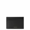 Tumi Nassau SLG Slim Card Case Wallet Black Smooth