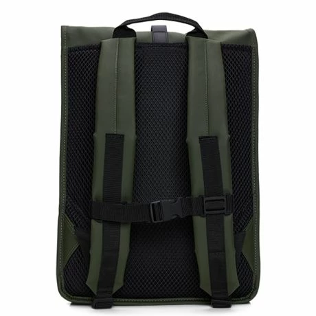 Rains Rolltop 16" Rucksack Green 4 Rains Rolltop 16" Rucksack Green - Afbeelding 2