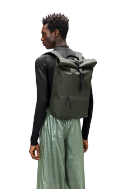 Rains Rolltop 16" Rucksack Green 10 Rains Rolltop 16" Rucksack Green -NL Rugzak Verkoopwinkel 13320 green men 1