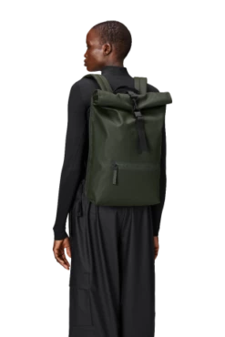 Rains Rolltop 16" Rucksack Green 11 Rains Rolltop 16" Rucksack Green -NL Rugzak Verkoopwinkel 13320 green women 1