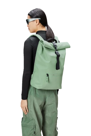 Rains Rolltop 16" Rucksack Haze 7 Rains Rolltop 16" Rucksack Haze - Afbeelding 5