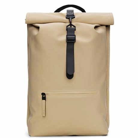 Rains Rolltop 16" Rucksack Sand 3 Rains Rolltop 16" Rucksack Sand