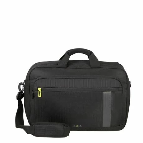 American Tourister Work-E 3 Way Boarding Bag 15.6" Black 3 American Tourister Work-E 3 Way Boarding Bag 15.6" Black