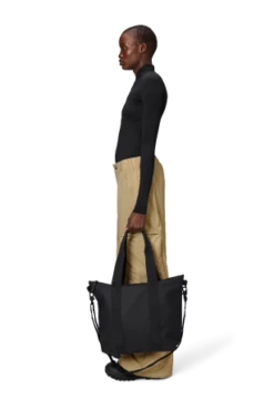 Rains Tote Bag Mini Shoulderbag Black 7 Rains Tote Bag Mini Shoulderbag Black -NL Rugzak Verkoopwinkel 14160 black women 1