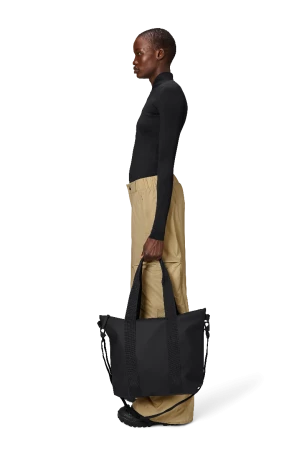 Rains Tote Bag Mini Shoulderbag Black 5 Rains Tote Bag Mini Shoulderbag Black - Afbeelding 3