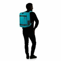 American Tourister Urban Track Cabin Backpack Verdigris Blue -NL Rugzak Verkoopwinkel 147626 a029 urban track cabin backpack with silhouette