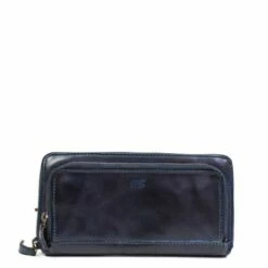 Bear Design Cow Lavato Demi Portemonnee Blue