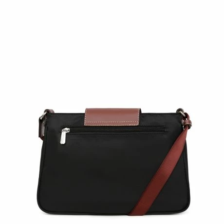 Hexagona Pop Schoudertas Recht S Noir Marron 4 Hexagona Pop Schoudertas Recht S Noir Marron - Afbeelding 2