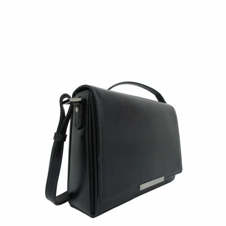 Claudio Ferrici Classico Fold-Over Schoudertas Navy 4 Claudio Ferrici Classico Fold-Over Schoudertas Navy - Afbeelding 2