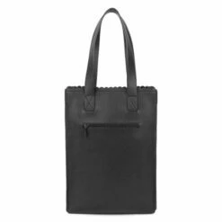 Wimona Paulina Shopper Black -NL Rugzak Verkoopwinkel 1801 kleur zwart achterkant