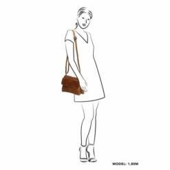 Micmacbags Porto Schoudertas Bruin -NL Rugzak Verkoopwinkel 18054 006 brown mmb 2d 0003m