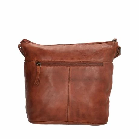 Hide & Stitches Paint Rock Schoudertas 18185 Cognac 5 Hide & Stitches Paint Rock Schoudertas 18185 Cognac - Afbeelding 3