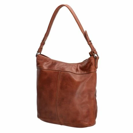 Hide & Stitches Paint Rock Schoudertas 18188 Cognac 5 Hide & Stitches Paint Rock Schoudertas 18188 Cognac - Afbeelding 3