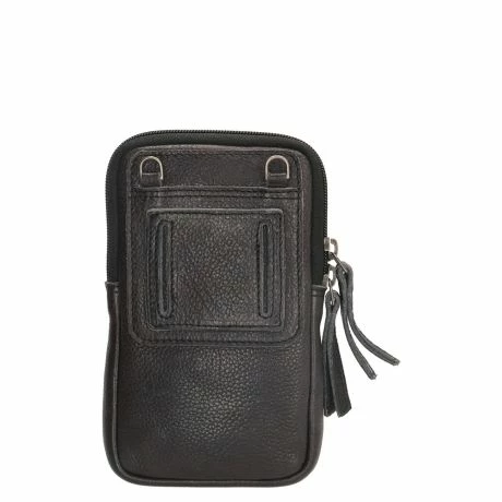 Hide & Stitches Paint Rock Telefoontasje 18632 Zwart 5 Hide & Stitches Paint Rock Telefoontasje 18632 Zwart - Afbeelding 3