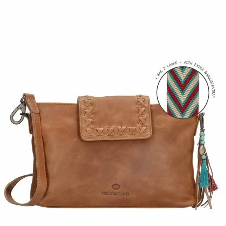 Micmacbags Friendship Schoudertasje Bruin 3 Micmacbags Friendship Schoudertasje Bruin