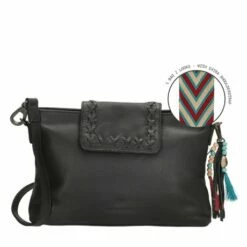 Micmacbags Friendship Schoudertasje Zwart