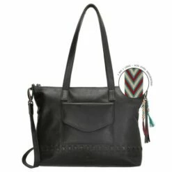 Micmacbags Friendship Shopper Schoudertas Zwart