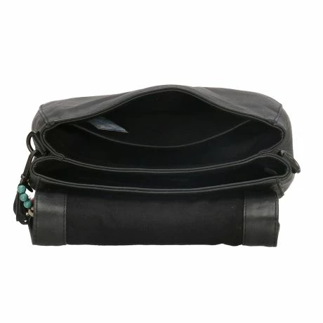 Micmacbags Friendship Klep Schoudertas Zwart 8 Micmacbags Friendship Klep Schoudertas Zwart - Afbeelding 6