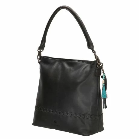 Micmacbags Friendship Hoge Schoudertas Zwart 6 Micmacbags Friendship Hoge Schoudertas Zwart - Afbeelding 4