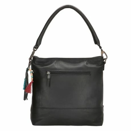 Micmacbags Friendship Hoge Schoudertas Zwart 7 Micmacbags Friendship Hoge Schoudertas Zwart - Afbeelding 5