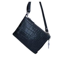 LouLou Essentiels Vintage Croco Crossbody Black 12 LouLou Essentiels Vintage Croco Crossbody Black -NL Rugzak Verkoopwinkel 19crossbody04s.001 001 3