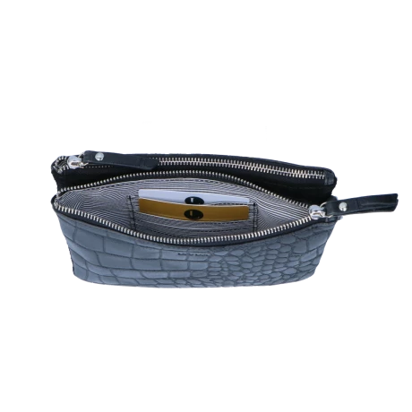 LouLou Essentiels Vintage Croco Crossbody Black 6 LouLou Essentiels Vintage Croco Crossbody Black - Afbeelding 4