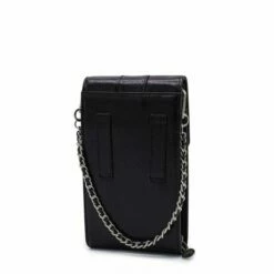 MOSZ Telefoontasje Nature Vintage Black Brushed Silver -NL Rugzak Verkoopwinkel 2 vintage black silver