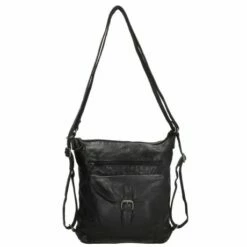 Hide & Stitches Paint Rock Schouder/ Rugtas 20075 Zwart