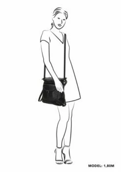 Hide & Stitches Paint Rock Schouder/ Rugtas 20075 Zwart -NL Rugzak Verkoopwinkel 20075001 3