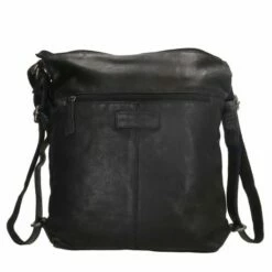 Hide & Stitches Paint Rock Schouder/ Rugtas 20075 Zwart -NL Rugzak Verkoopwinkel 20075001 7